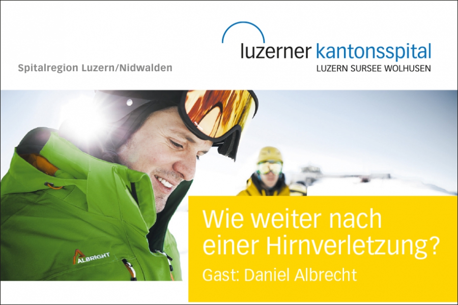 Thema Hirnverletzung – Dani Albrecht zu Gast in Luzern